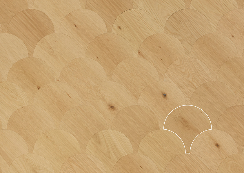 ESSENCE FISH SCALE OAK 6 LINES 1