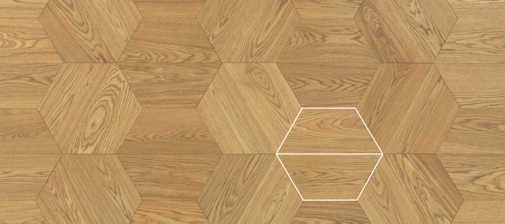 TRAPEZIUM HIVE REGULAR TOPDOWN OAK LINES  1 1024X455