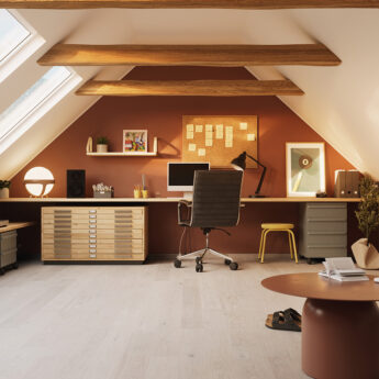 VENEER FL OAK DALEN POWDER WHITE BLEND MAT LACQ 4V 5G