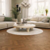 HERRINGBONE OAK SANDVIKEN TERRA BROWN SELECT MATT LACQ 5G R